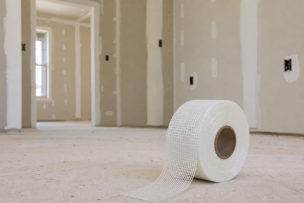 Flexible fiberglass mesh tape photo